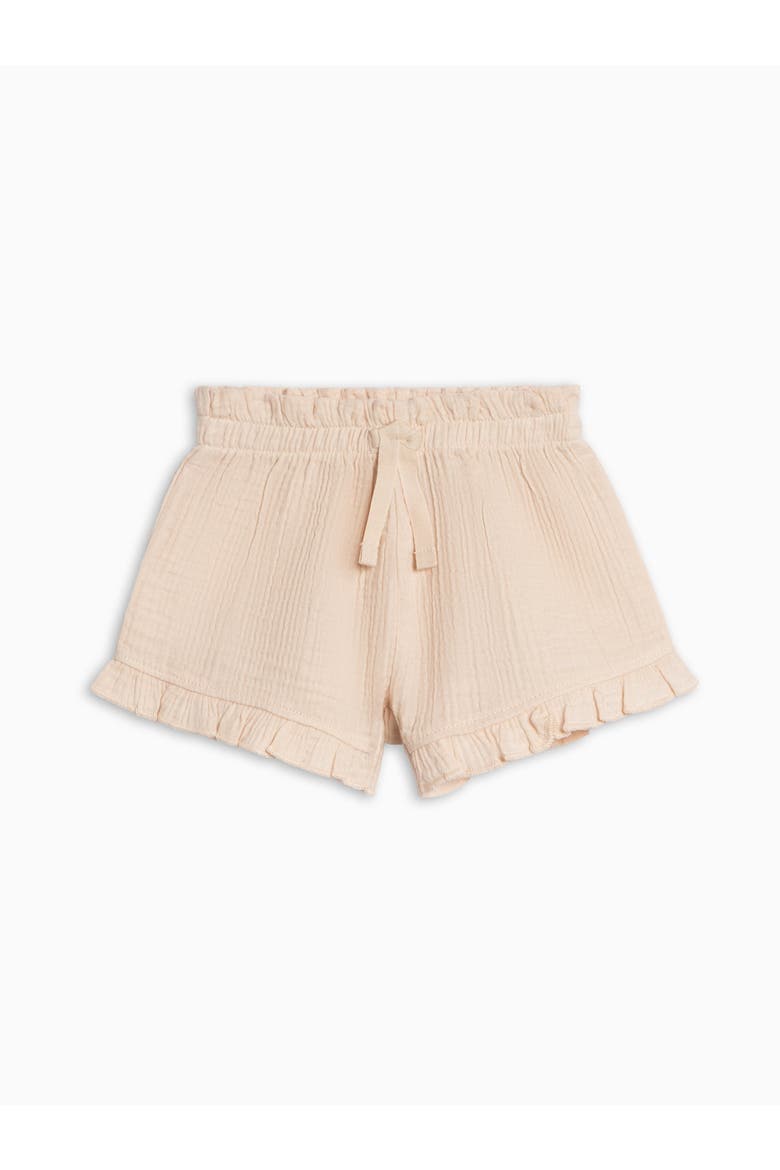 Organic Luz Muslin Ruffle Shorts, Main, color, Shell