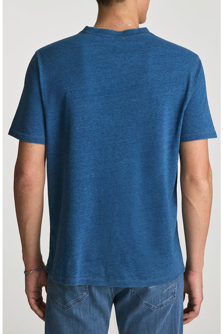 Indigo Cotton Pocket T-Shirt, Alternate, color, INDIGO