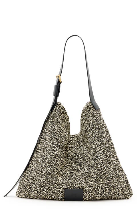 Asha Straw Shoulder Bag
