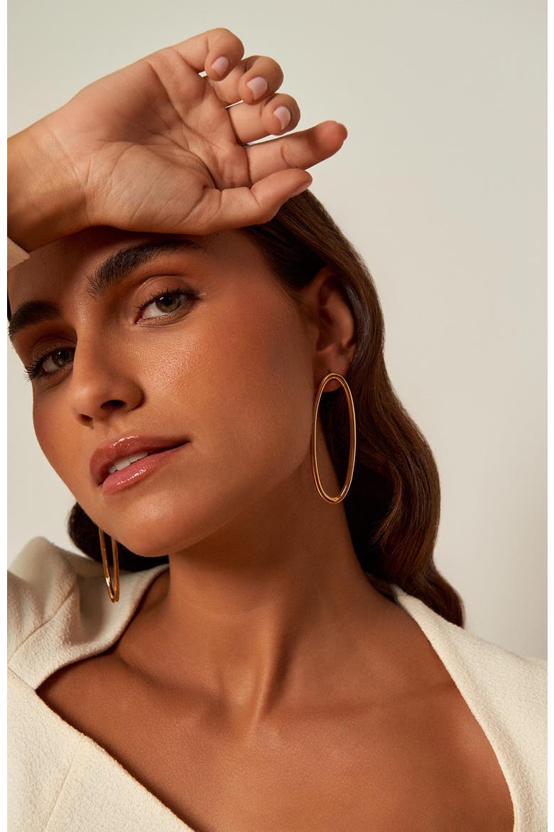 Skylight Earrings, Alternate, color, Gold