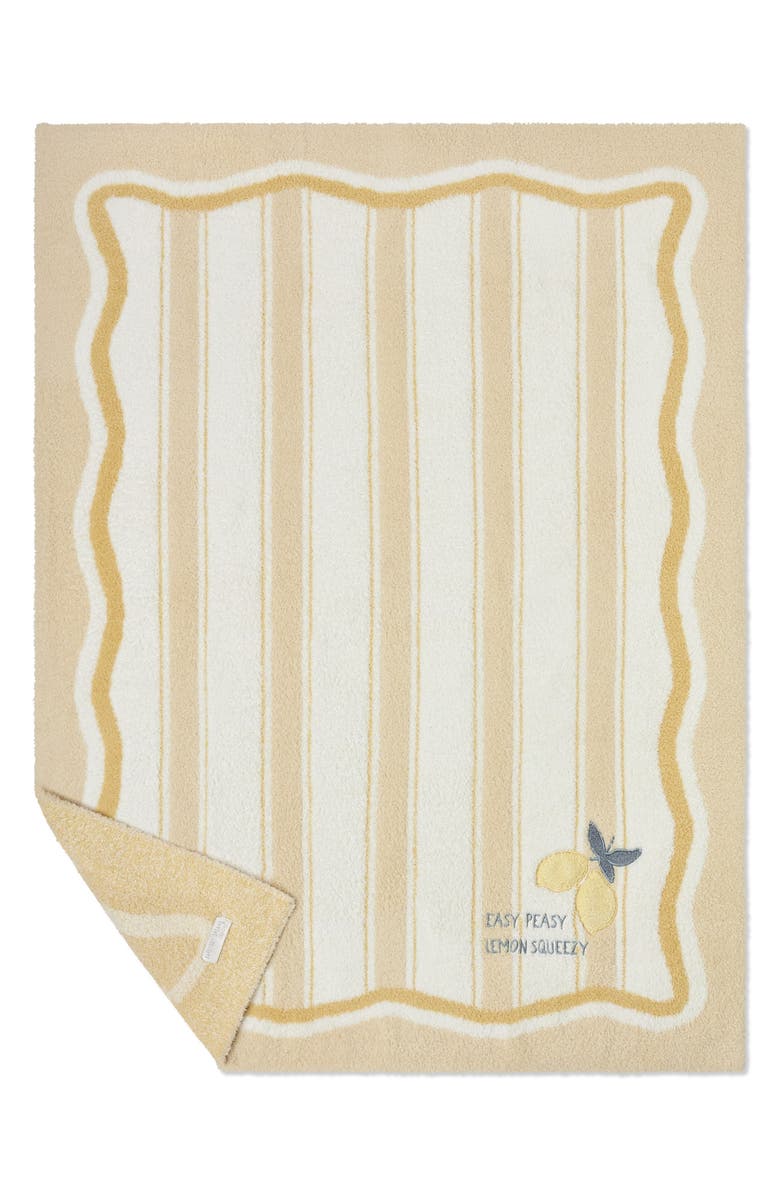 Barefoot Dreams<sup>®</sup> CozyChic<sup>®</sup> Lemon Stroller Blanket, Alternate, color, Daffodil Multi