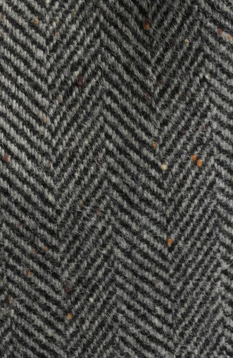 COS Oversize Herringbone Double Breasted Stretch Wool Coat, Alternate, color, 