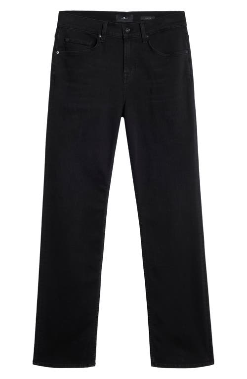 7 For All Mankind Austyn Relaxed Straight Leg Jeans In Black