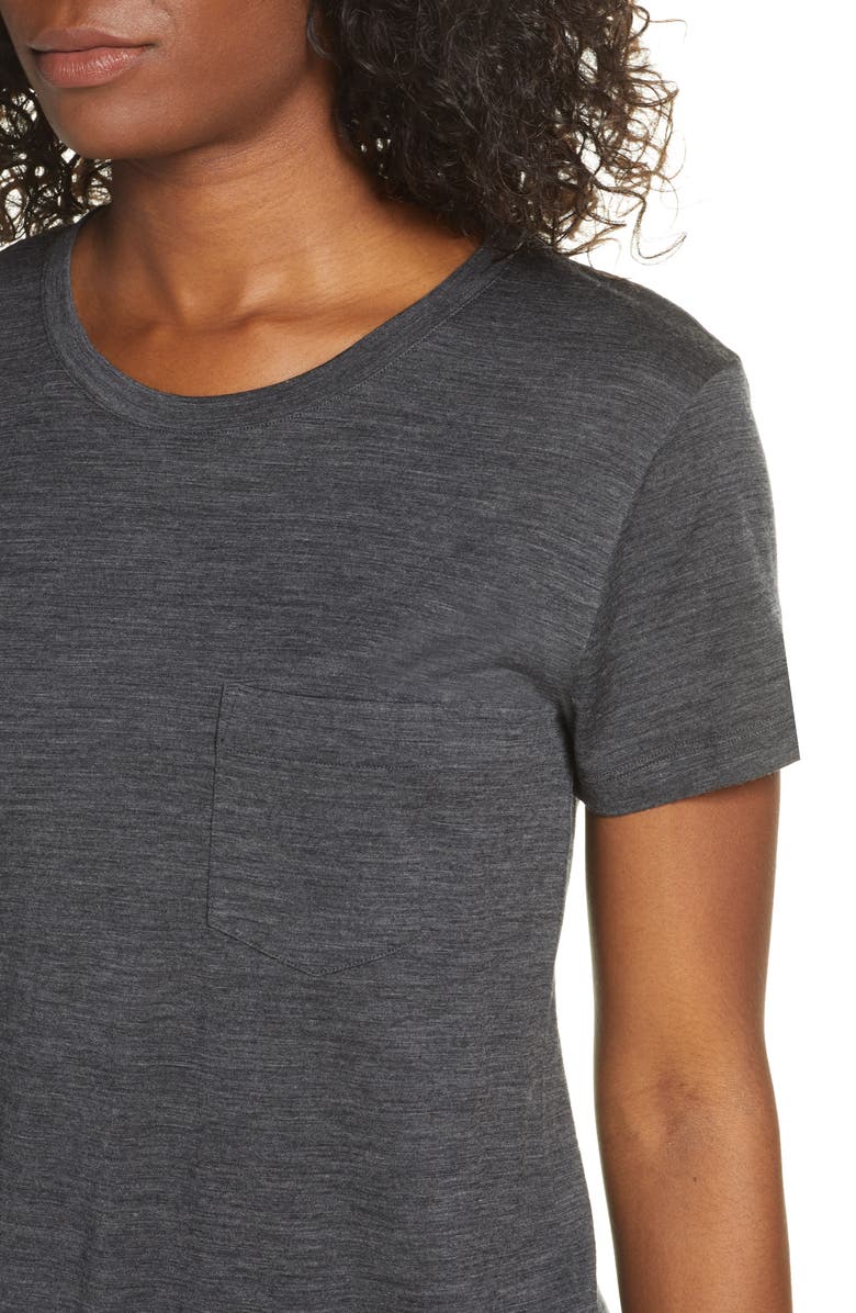 Icebreaker Ravyn Merino Wool Blend Pocket T-Shirt, Alternate, color,