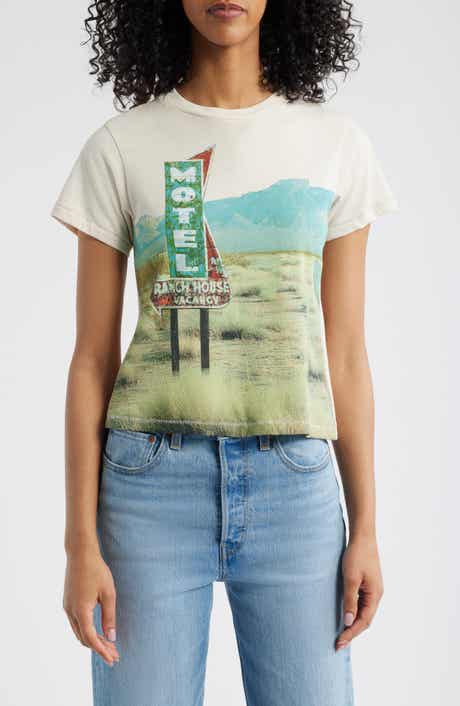 Daydreamer Ranch House Motel Cotton Graphic T-Shirt