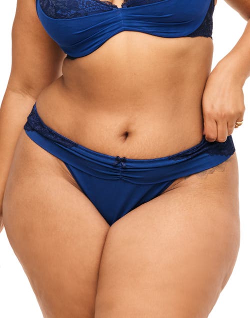 Shop Adore Me Clairabella Bikini Panties In Dark Blue