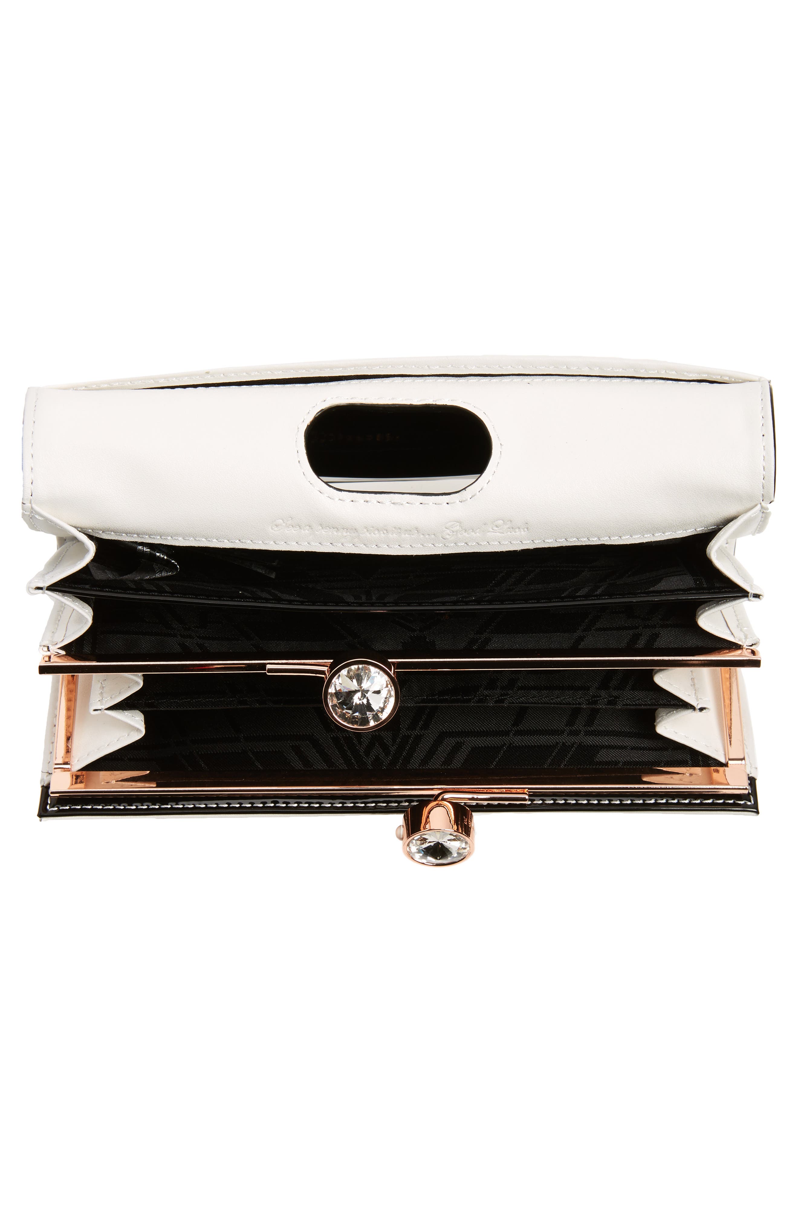 Merlow Leather Matinée Wallet (Nordstrom Exclusive), Alternate, color, BLACK