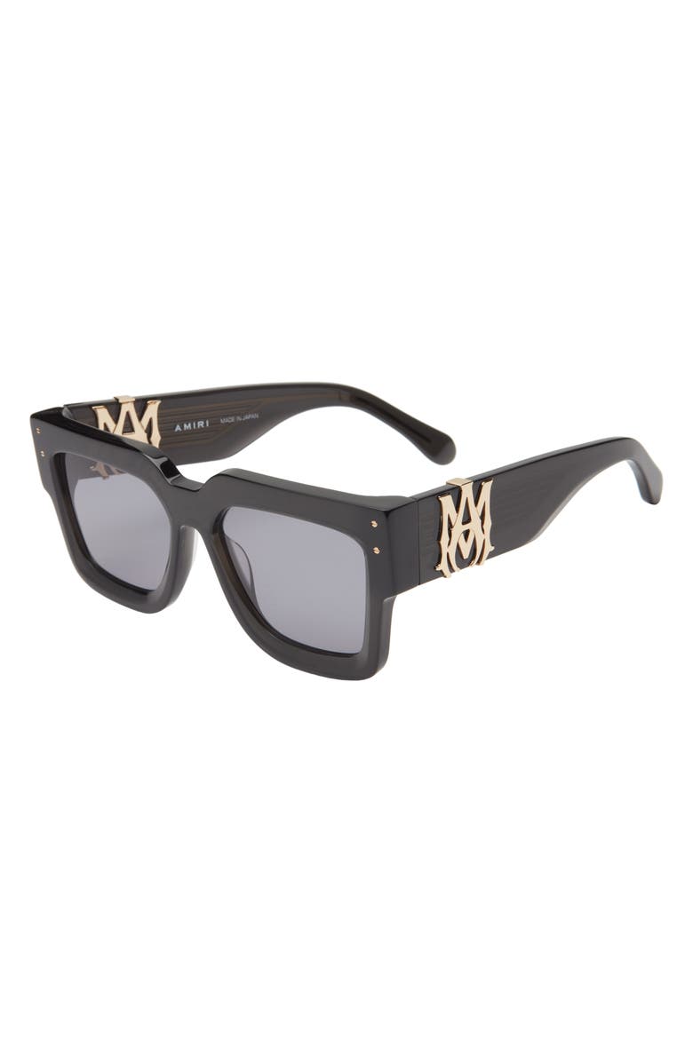 AMIRI Jumbo MA Logo Square Sunglasses, Alternate, color,