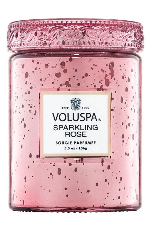 Sparkling Rose Small Jar Candle
