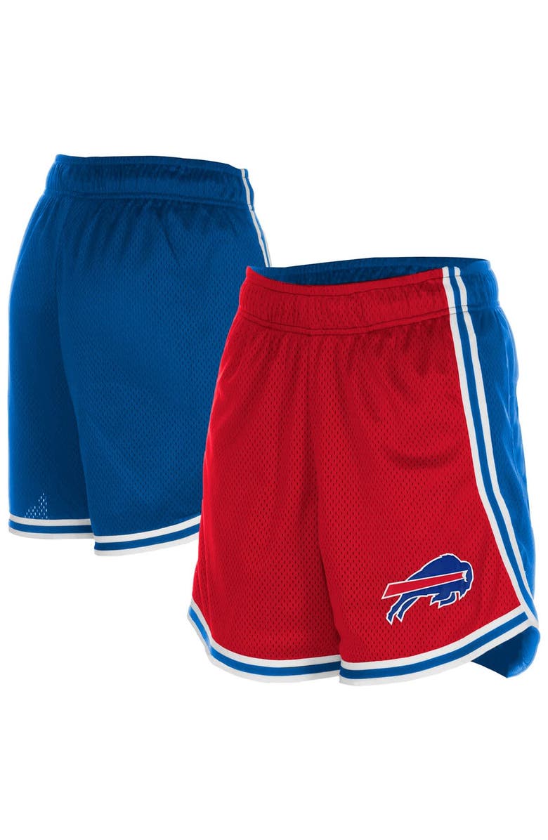 New Era Women's New Era Red/Royal Buffalo Bills Sport Classics Mesh Shorts, Main, color, 