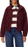 Scotch & Soda Corduroy Cropped Utility Jacket