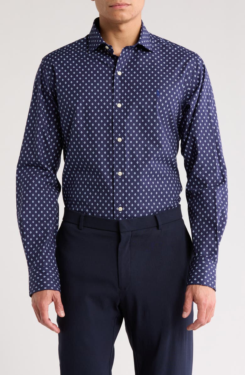 Polo Ralph Lauren Stretch Cotton Poplin Button-Up Shirt, Main, color,