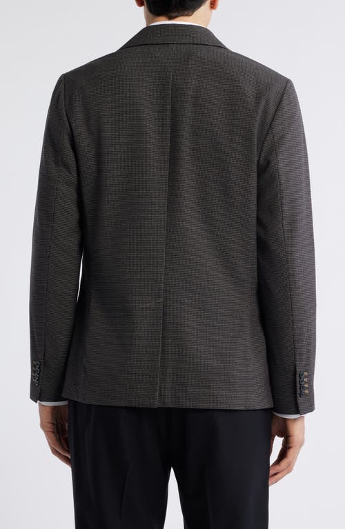 Mizzen + Main Mizzen+main Watson Microcheck Wrinkle Resistant Stretch Flannel Sport Coat In Gray