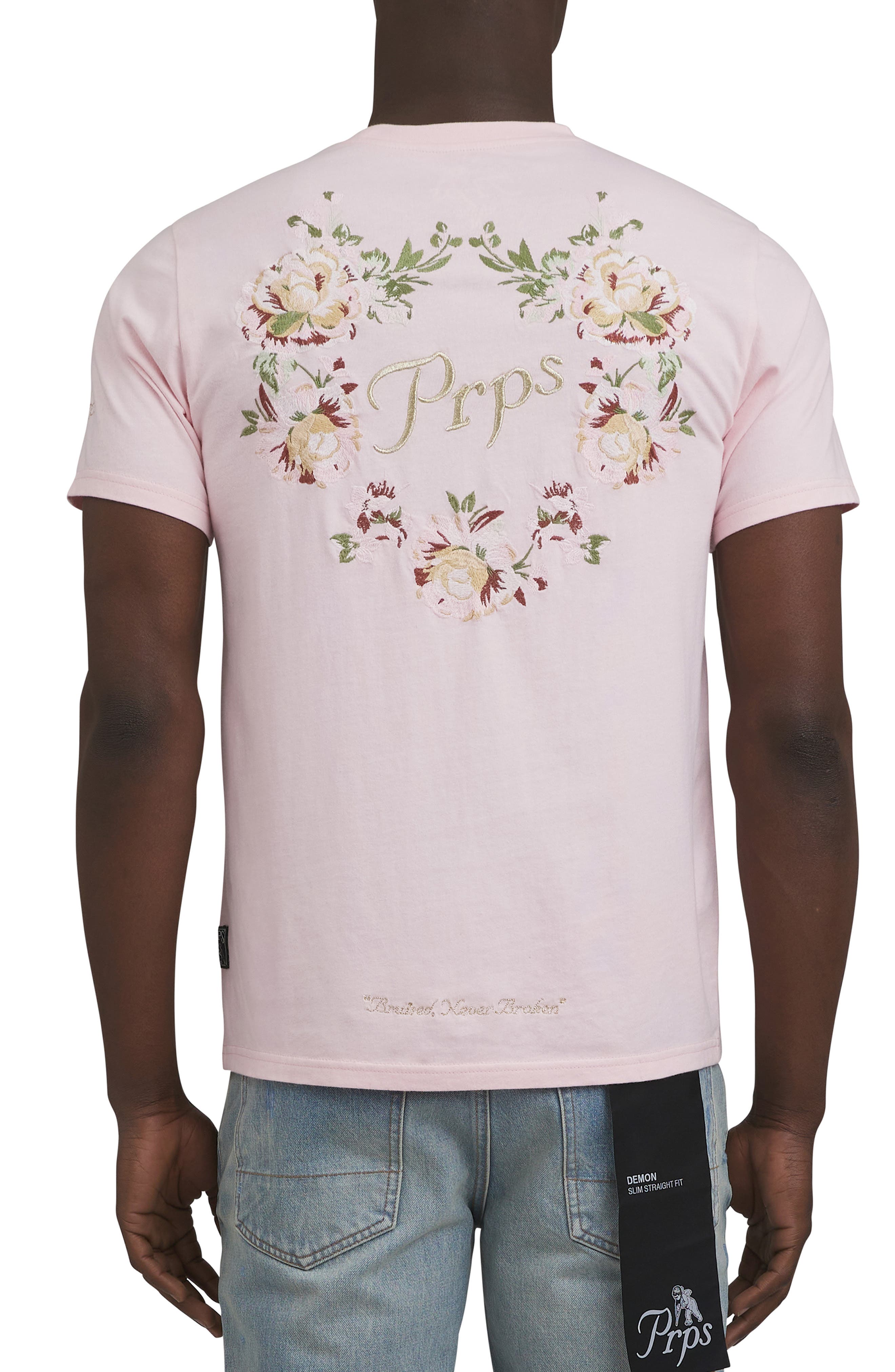 PRPS Gardenia Embroidered Cotton Graphic T-Shirt (Men) | Nordstromrack