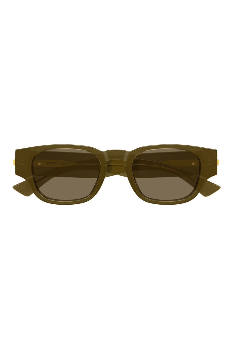 51mm Oval Sunglasses, Main, color, TRANSPARENT KHAKI