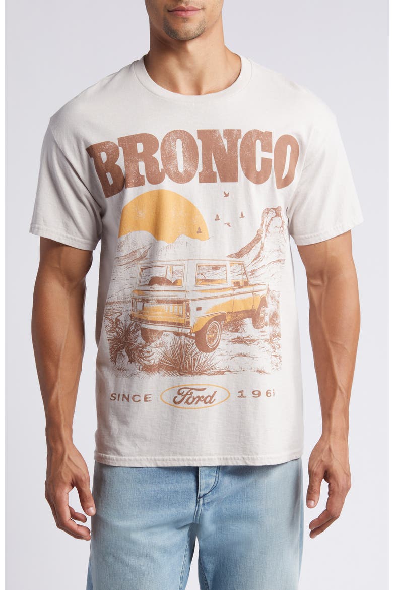 Bronco Graphic T-Shirt, Main, color, SAND