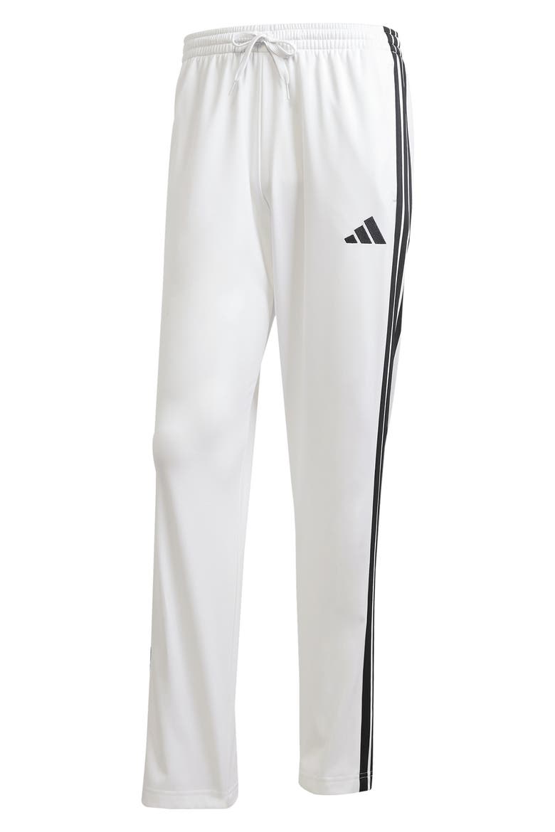 3-Stripes Track Pants, Alternate, color, WHITE/ BLACK