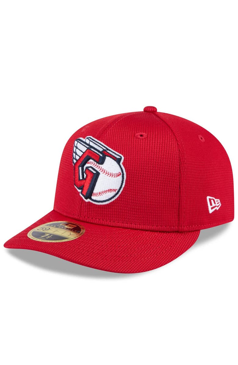 New Era Men's New Era  Red Cleveland Guardians 2025 Spring Training Low Profile 59FIFTY Fitted Hat, Alternate, color, 