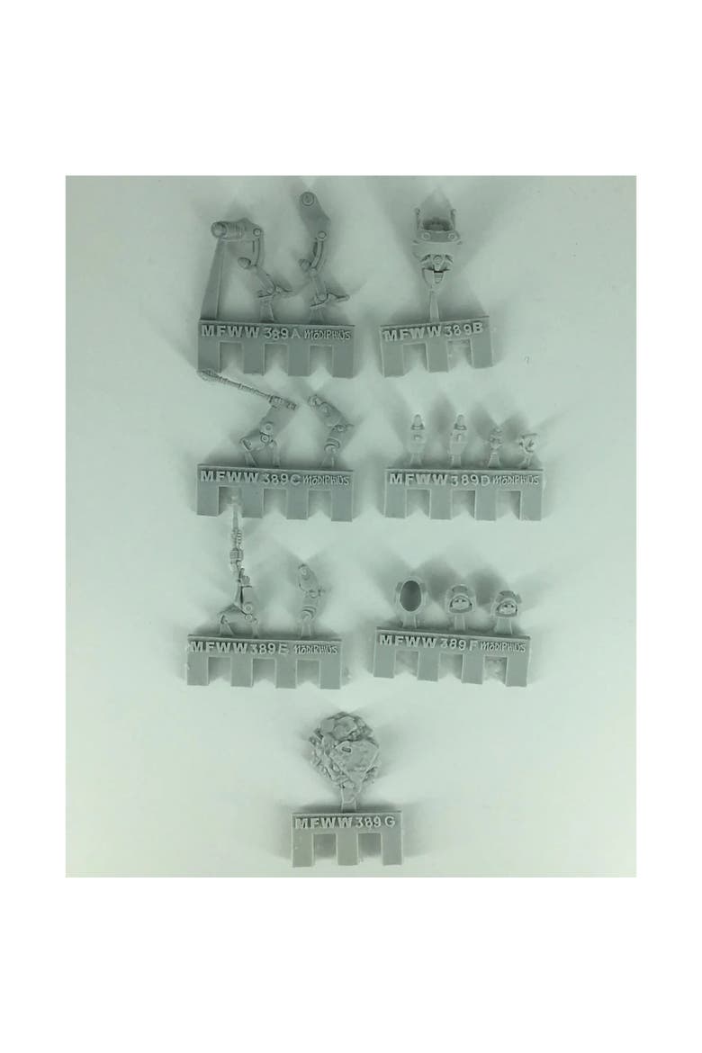 Fallout Miniatures Zetans Alien Invaders, Alternate, color, Multicolored