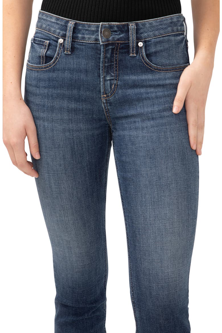 Suki Curvy Mid Rise Capri Jeans, Alternate, color, INDIGO