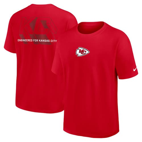 Nike Red Kansas City Chiefs Dominate The Game Essential Max90 T-shirt In Red