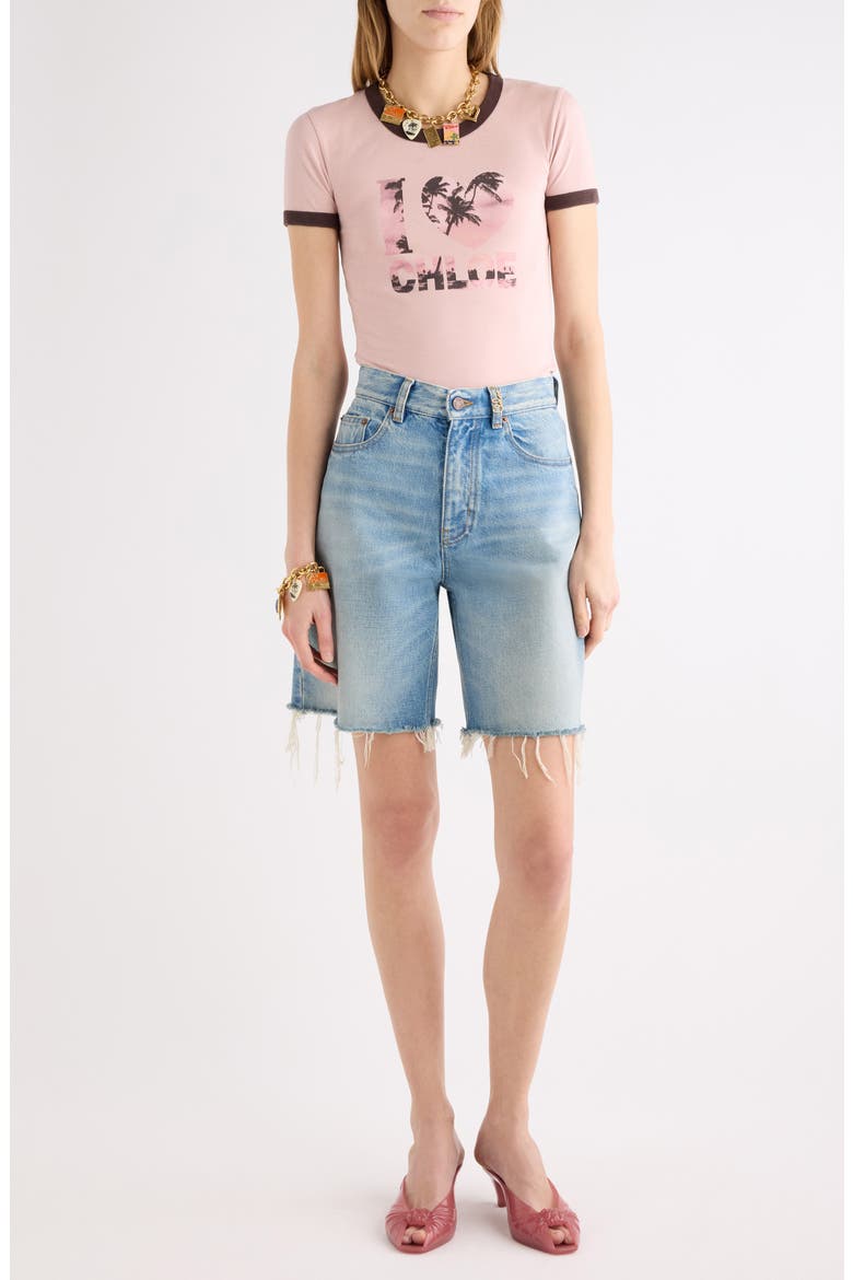 I Love Chloe Cotton Ringer Graphic T-Shirt, Alternate, color, DESERT ROSE