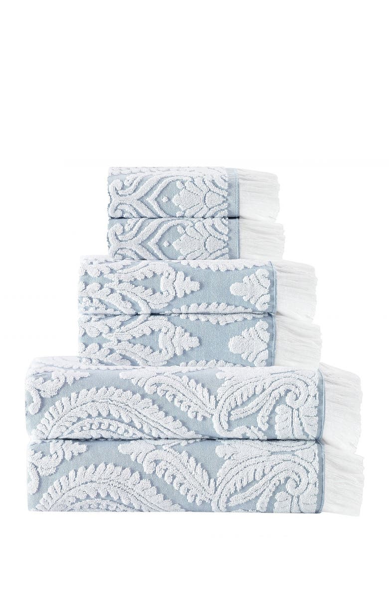 ENCHANTE HOME Laina Turkish Cotton 6-Piece Towel Set, Alternate, color, 