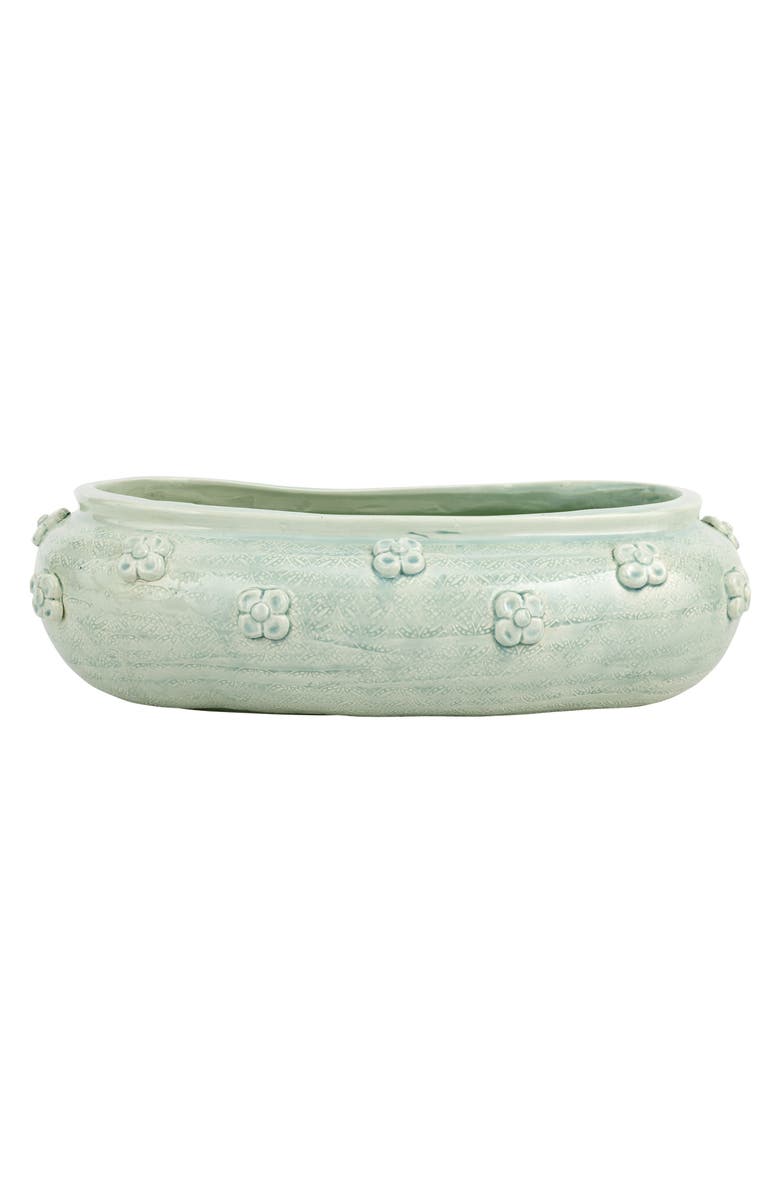 VIETRI Giardino di Fiori Celadon Oval Planter, Main, color, Green