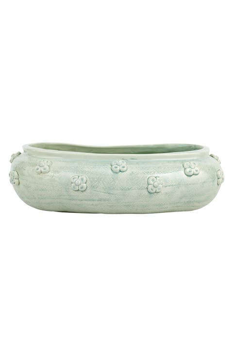 Giardino di Fiori Celadon Oval Planter