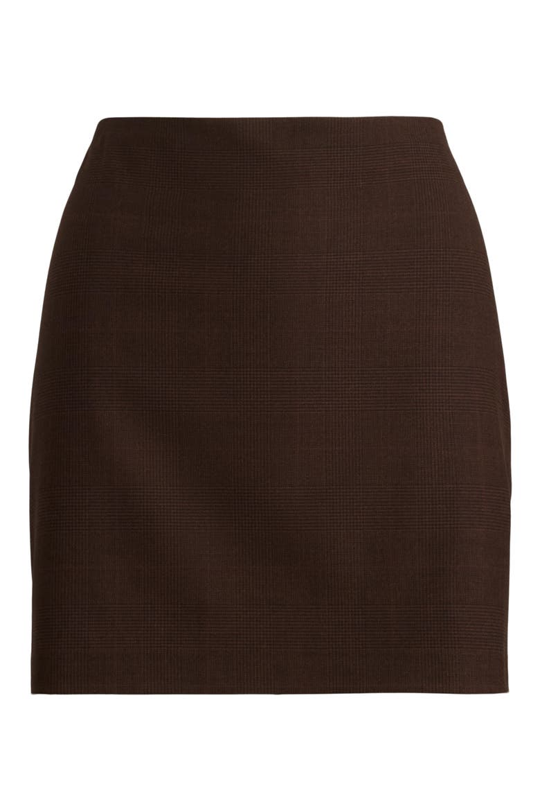 Yarn Dye High Waist Skirt, Alternate, color, BURGUNDY MULTI