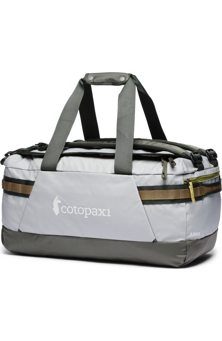 Cotopaxi Allpa Getaway 55L Duffel, Main, color, Smoke/Cinder