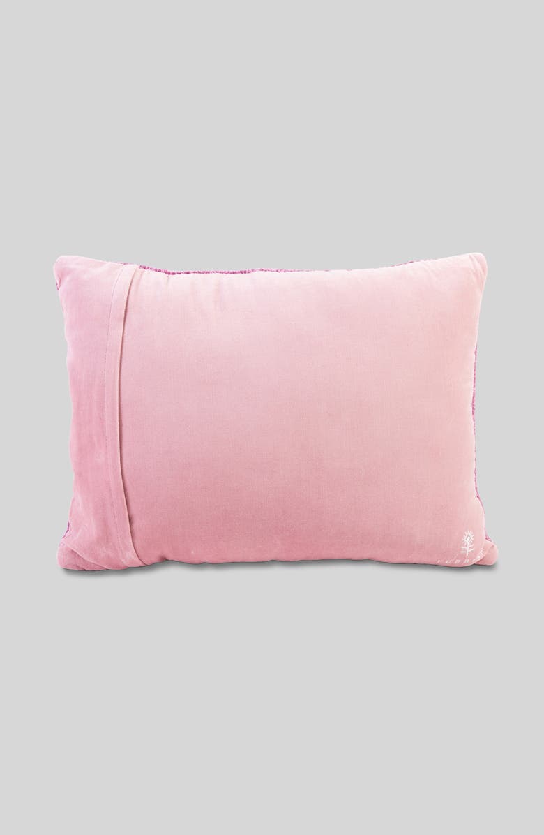 Furbish Dope Hook Pillow, Alternate, color, Coral Pink, Rust