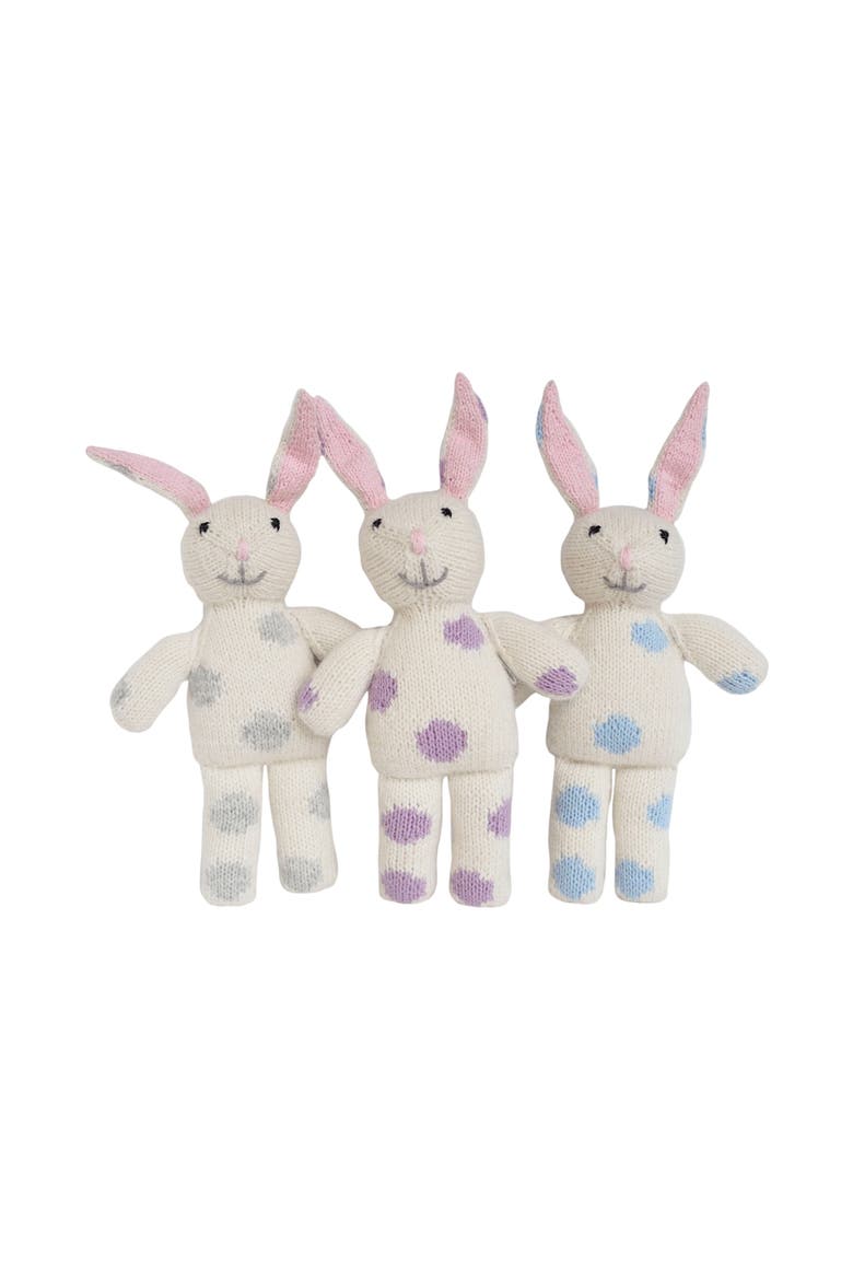 Bunnies With Pastel Spots, Main, color, Ivory