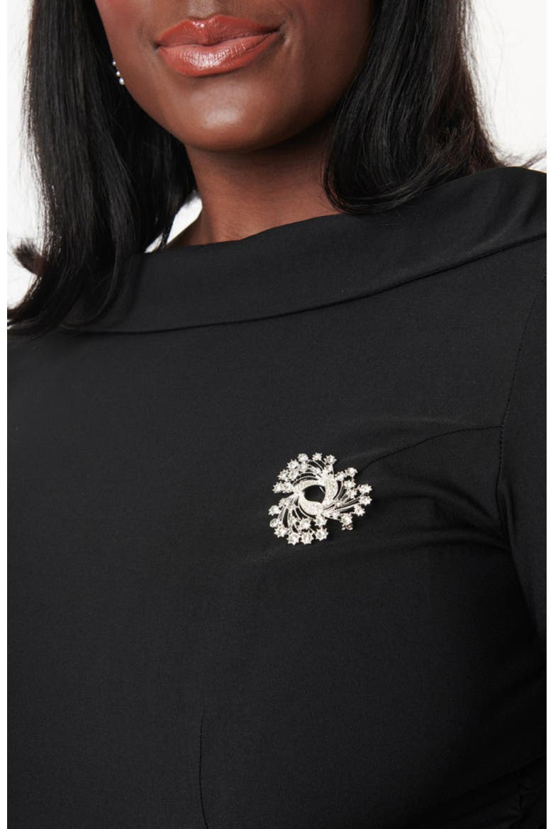 Plus Size Nicola Swing Dress, Alternate, color, Black Accent