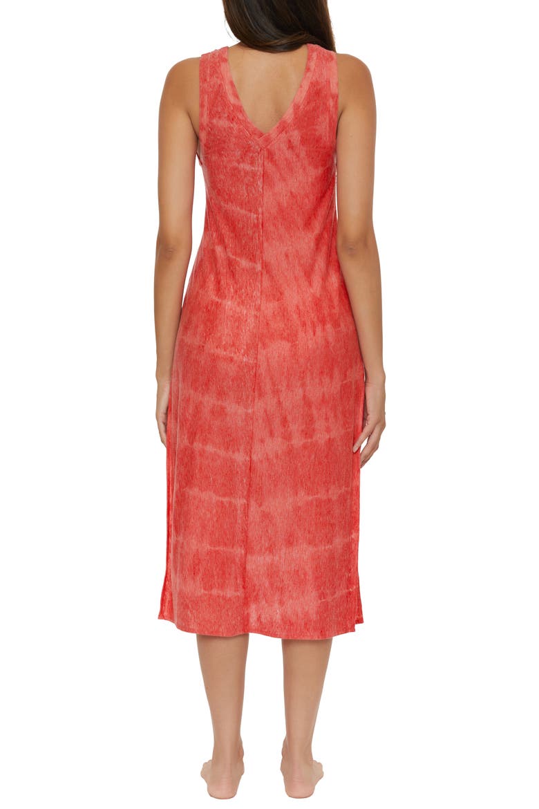 Trinidad Sleeveless Cover-Up Midi Dress, Alternate, color, FIRE
