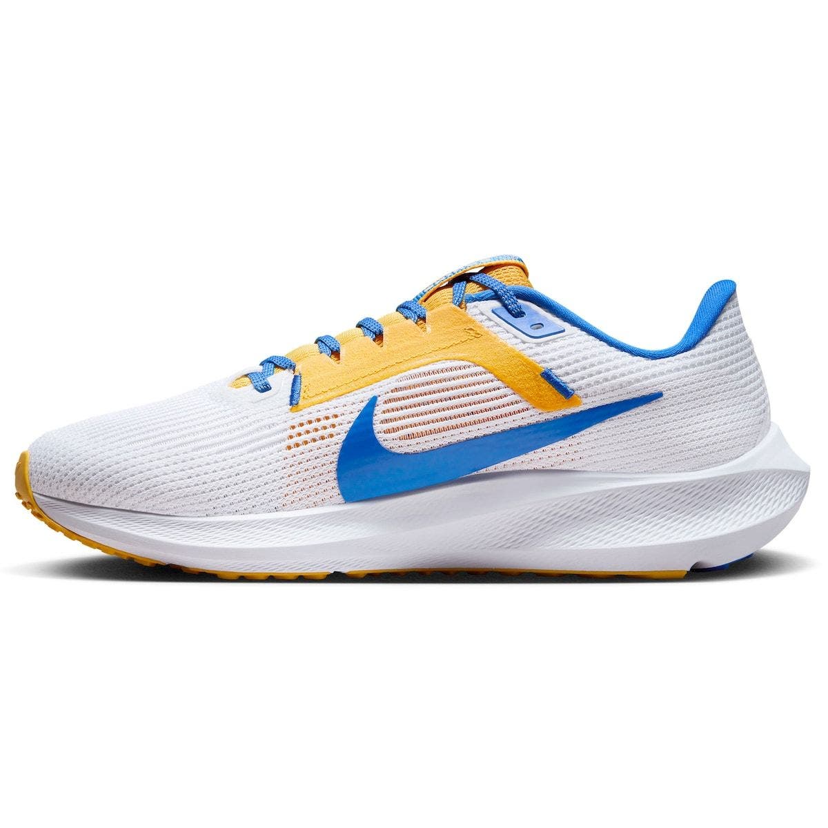 Nike Unisex Nike  White UCLA Bruins Zoom Pegasus 40 Running Shoe, Alternate, color, White