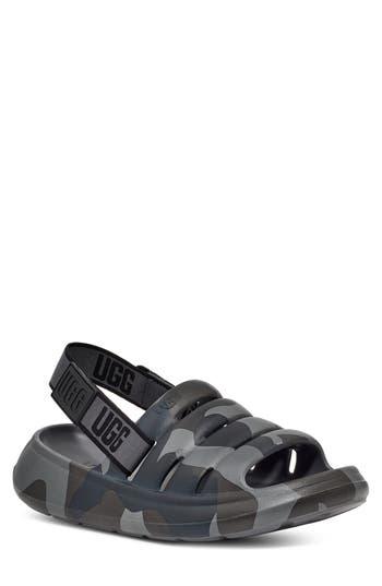 Ugg ® Sport Yeah Water Resistant Slingback Sandal In Black