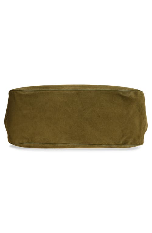 Reformation Large Patrizia Suede Satchel In Leccio Suede
