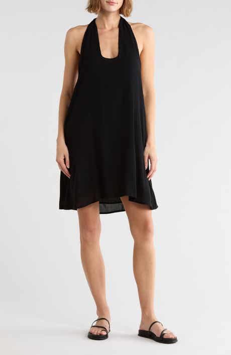 Halter Neck Open Back Cover-Up Dress