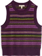 Seasalt Cornwall Annik Fair Isle Wool & Mohair Blend Sweater Vest