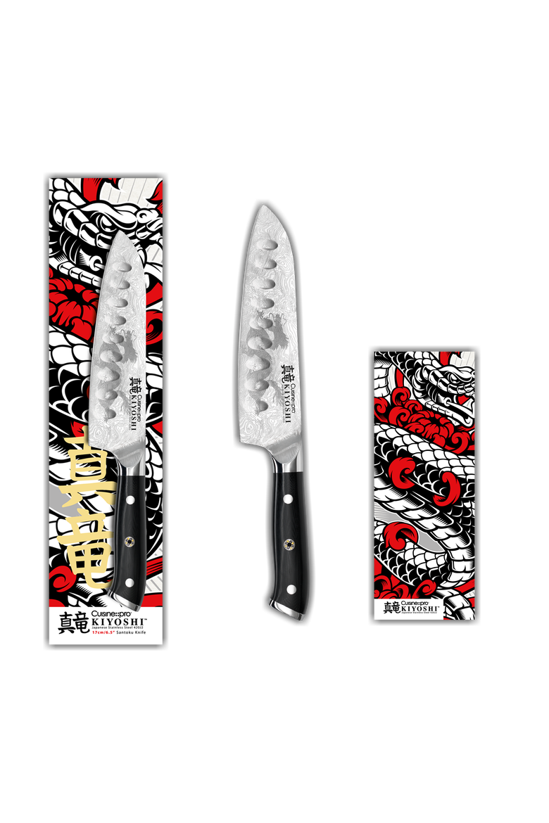 KIYOSHI® 6.5" Santoku, Alternate, color, Silver