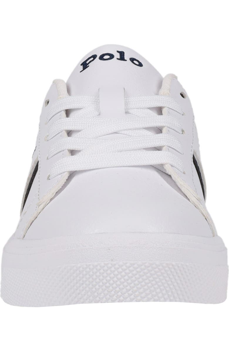 Ralph Lauren Kids' Telly Sneaker, Alternate, color, White/Navy