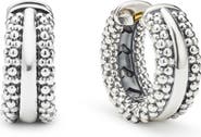 LAGOS Signature Caviar Huggie Hoop Earrings