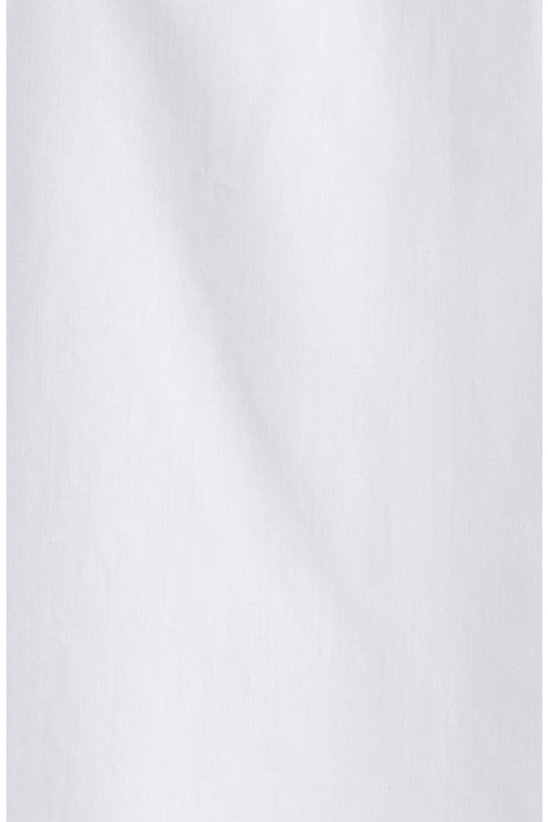 Dripping Cutout Logo Short Sleeve Cotton Button-Up Shirt, Alternate, color, WHITE