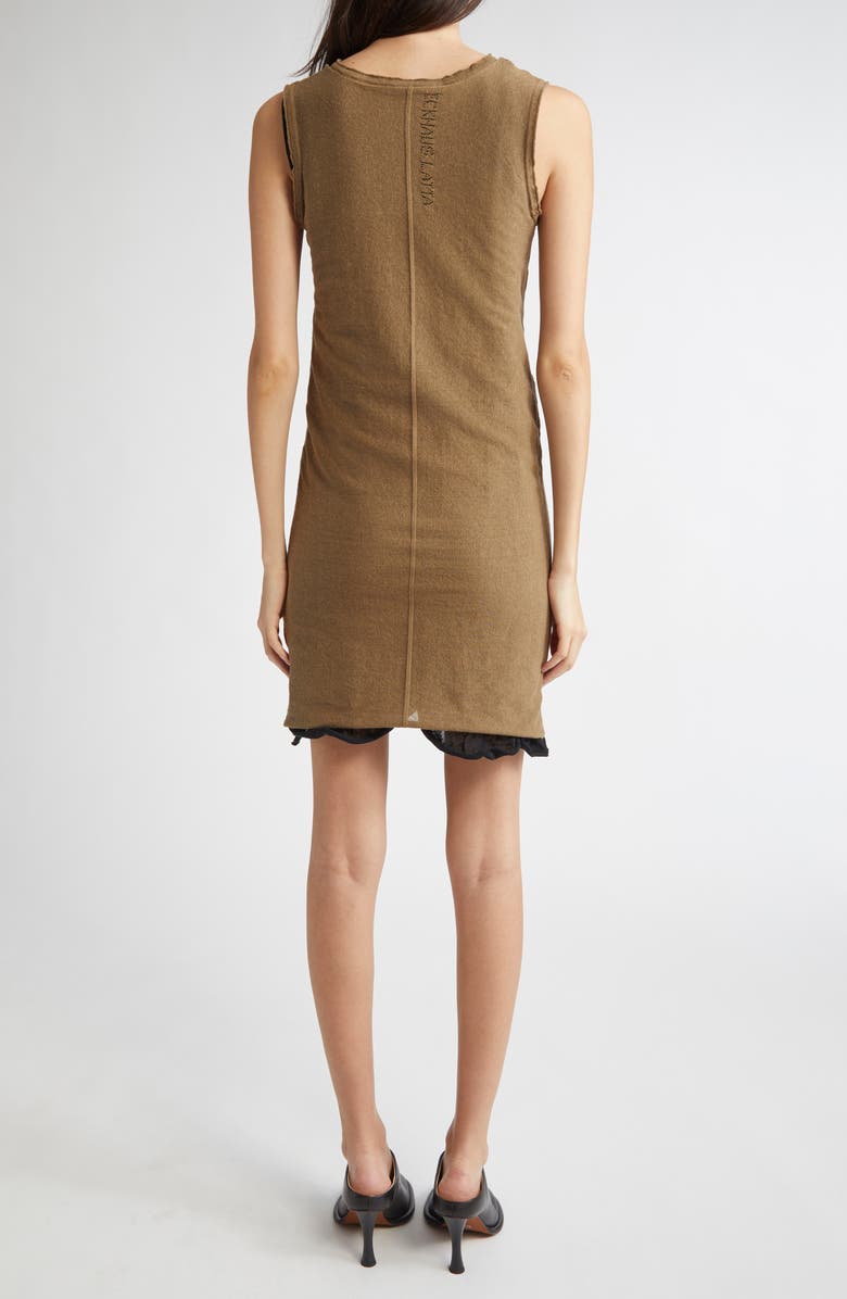 Eckhaus Latta Veil Sleeveless Minidress, Alternate, color, 