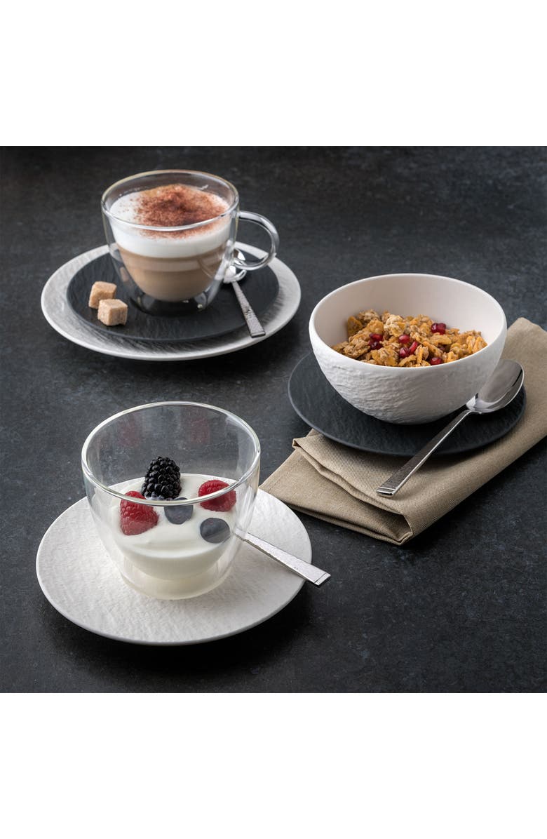 Villeroy & Boch Manufacture Rock blanc Soup Bowl, Alternate, color, White