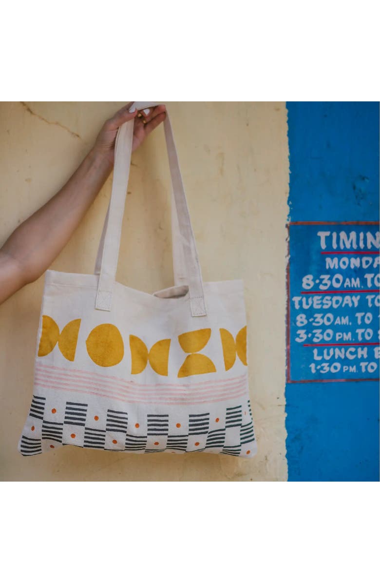 JOYN Block Printing Kit - Abstract Print Tote Bag, Alternate, color, 