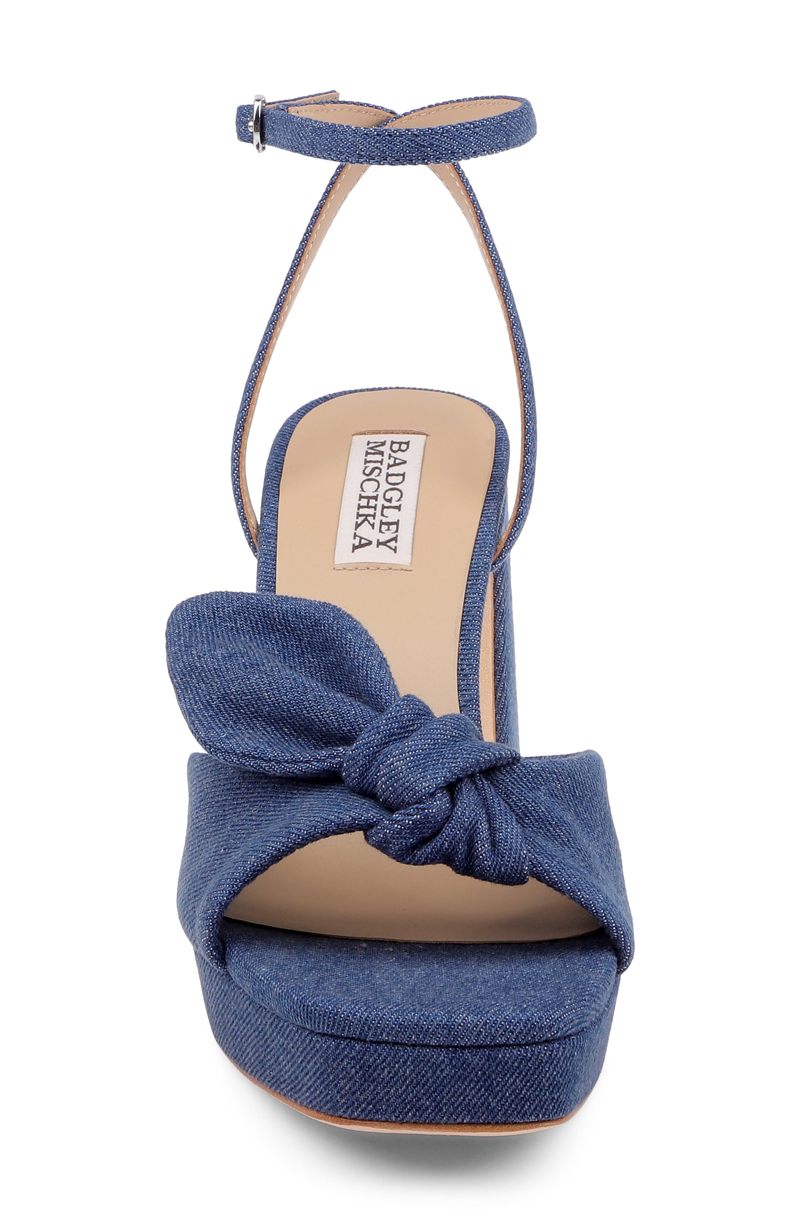 Yuki Ankle Strap Platform Sandal, Alternate, color, DARK DENIM