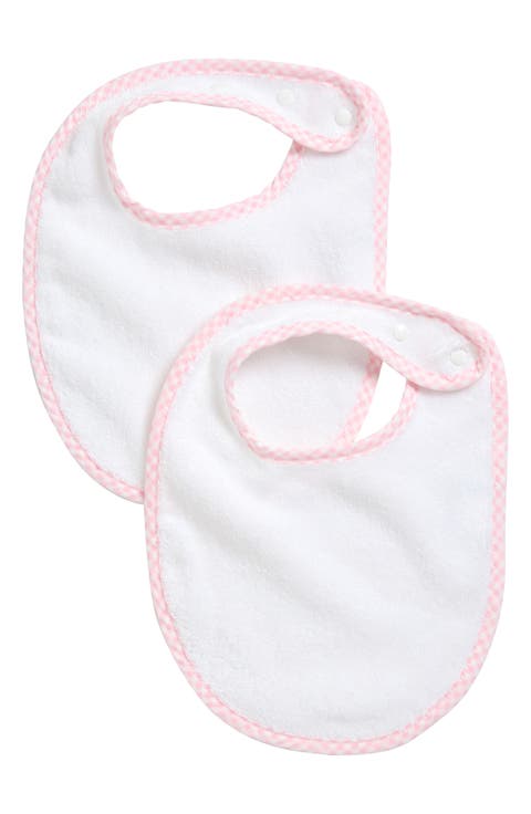 Set of 2 Organic Cotton Terry Bibs