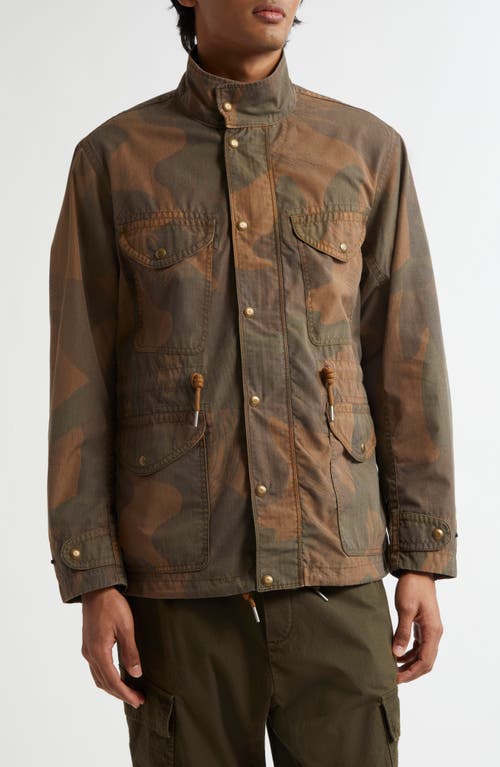 Double RL Riley Camo Utility Jacket in Brush Stroke Camo 